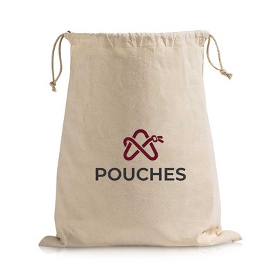 Cotton Canvas Drawstring Bag / Pouch