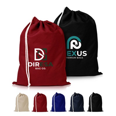 Premium Cotton Canvas Drawstring Shoe Bag