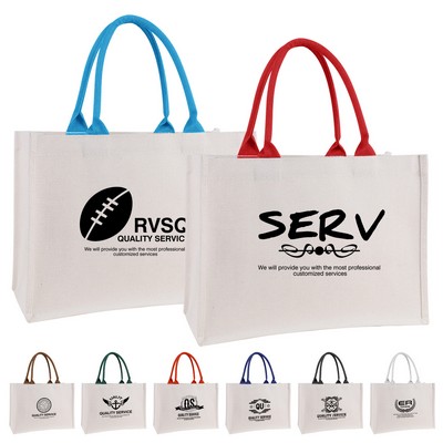 High-Capacity Canvas Tote Bag
