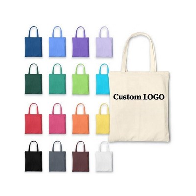 Customizable Canvas Shopping Bags - Multi-Size