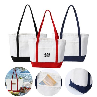 Reusable Grocery Bag Heavy Duty Shopping Tote Large Canvas Bag for Women