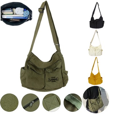 Canvas Messenger Bag