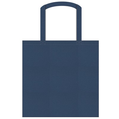 Econo Tote bag 16"X16" -Cross-stitched Handles-100% Non-Woven Polypropylene -Self fabric Handles