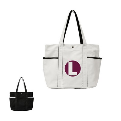 Travel diagonal canvas bag