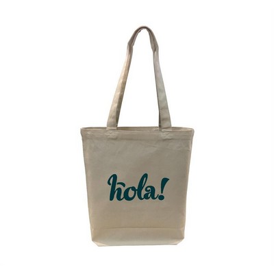Cotton Canvas Gusset Tote