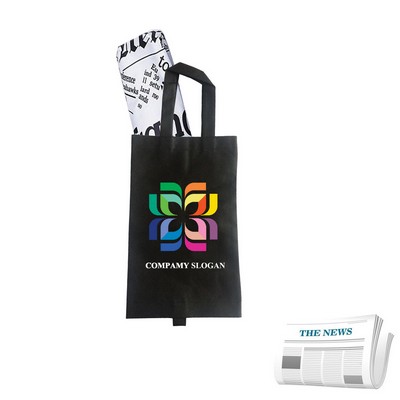 Newspaper Bag with Handle and Loop