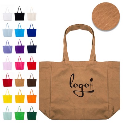 Spacious Interior Canvas Tote Bag