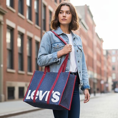 Denim Wrap Around Tote