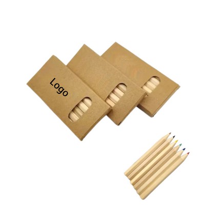 6 Colors Mini Colored Pencils