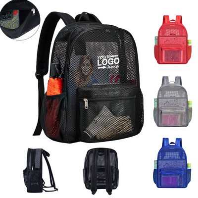 Mesh Lightweight See Through Backpack
