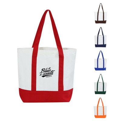 Canvas Zip Tote Bag