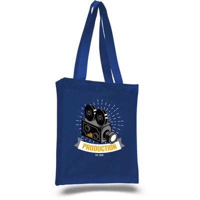 Sublimation 12 oz Poly Canvas Tote Bag - 18.5"W x 14.5"H x